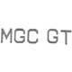 BADGE/SCRIPT DE MALLE MGC "MGC GT" CHROME